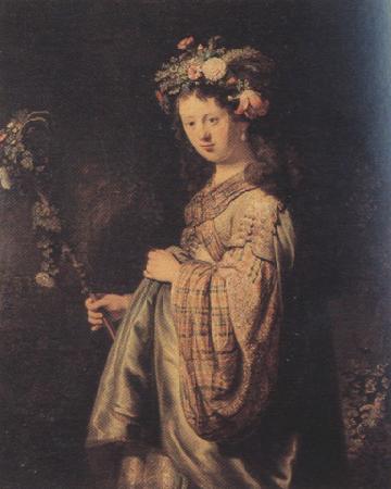 REMBRANDT Harmenszoon van Rijn flora (mk33)